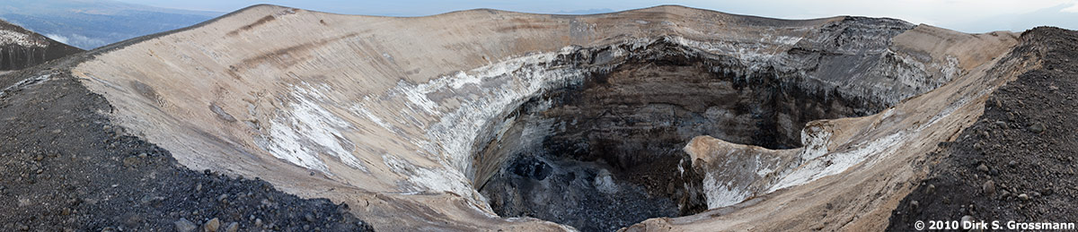 Panorama of the Crater of Ol Doinyo Lengai