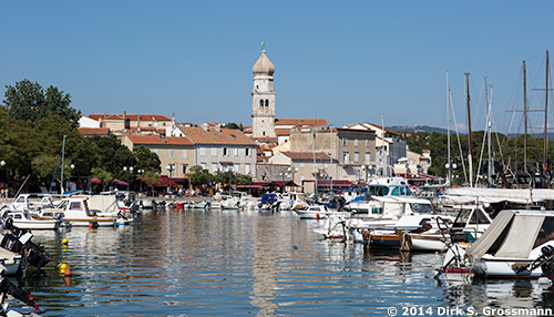 In the Old Town of Krk City