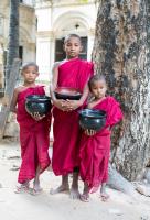 Monks at Yoke Sone Kyaung