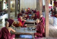 Monks at Sanda Muni Phara Gri Kyaung Taik Monastery
