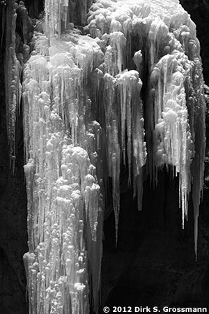 Icicles in the Partnachklamm